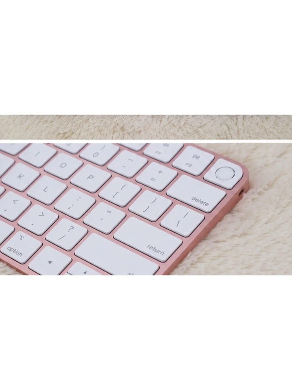 **Apple Magic Keyboard Touch ID + Magic Mouse Pink Bundle NEW**